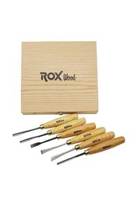 Rox Wood 9063 Ahşap Oyma Iskarpela Seti 6 Parça