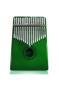 GECKO K17bg 17 Tuşlu C Tone Yeşil Renkli Kalimba