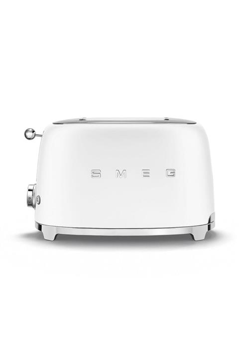 SMEG Mat Beyaz Retro 2x1 Ekmek Kızartma Makinesi