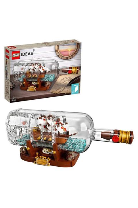 LEGO Ideas Şişede Gemi Yapım Oyuncağı 92177