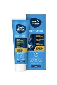 Body Natur Erkekler Için Genital Bölge Tüy Dökücü Krem – Hair Removal Cream 50ml