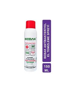 Bebak Antibakteriel Dezenfektan El Temizleme Spreyi 150 Ml