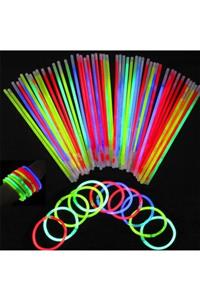 MGA SHOP Glowstick Neon Çubuklar 50 Adet