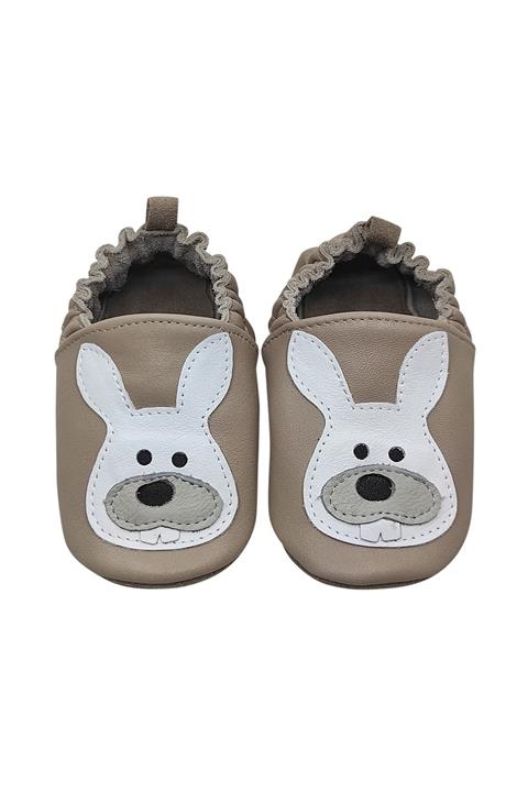 MODAPATİK Hakiki Deri Patik Bej Tavşan