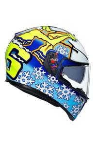 AGV K3 Sv Top Plk Rossi Winter Test 16 Kapalı Kask