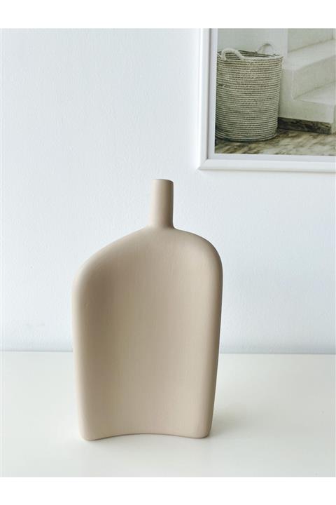 winingo Rulina Celery Seramik Vazo (bej)