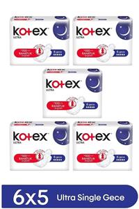 Kotex Ultra Gece Hijyenik Ped 6'lı X 5 Adet