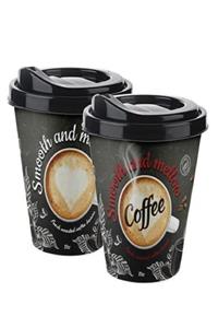 Tilbe Home 2 Adet Kahve Bardağı Sızdırmaz Kapaklı Kahve Kupası 450ml Ofis Seyahat Kahve It S Time Coffee Model