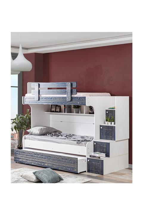 Setay Aslı Yavru Yataklı 3' Lü Ranza