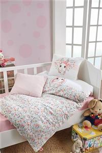 Cotton Box Kız Bebek Pembe Nevresim Takımı Bunny