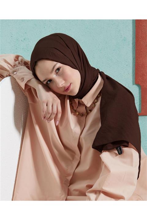 BURDEN IPEK Daria Caz Şal Serisi Acı Kahve