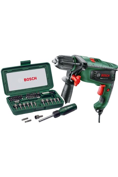 Bosch Easyimpact 570 Darbeli Matkap + 46 Parça Tornavida Vidalama Ucu Seti