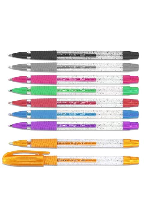 Pensan 2228 Simli Glitter Renkli Jell Kalem