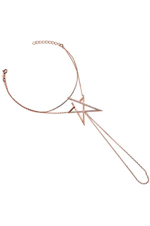 In Love Yıldız Gümüş Şahmeran Bileklik