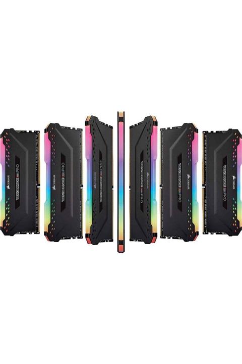 Corsair Cmw32gx4m4c3200c14 Vengeance Rgb Pro 32gb (4x8) Ddr4 3200mhz Cl14 Siyah Rgb Ram