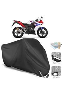 CoverPlus Honda Cbr 125 R Motosiklet Branda (bağlantı, Kilit Uyumlu)-siyah