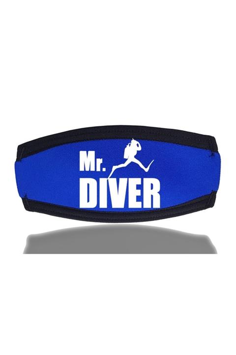 SCUBAPROMO Mr Diver Mavi Maske Bandı