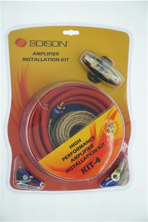 EDİSON Kıt - 4ga Kaliteli Anfı Montaj Kablo Seti