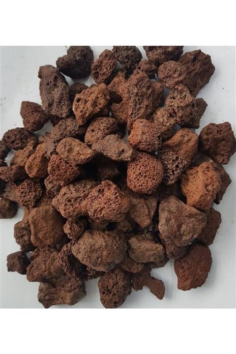 Doğalsan Tarım Kırmızı Pomza Taşı 10-15 Mm 10 Lt Volkanik Ponza Lav Taşı Kaktüs Sukulent Pomzası Tarım Pomzası