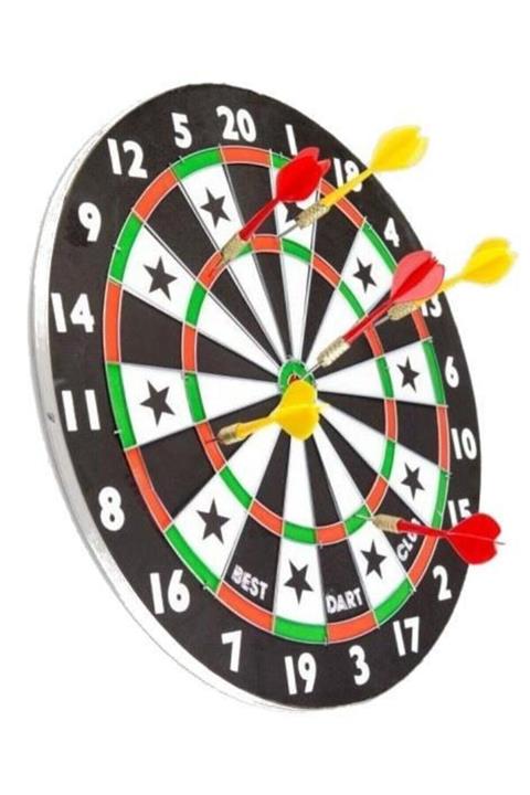 EVTEKS Dart Oyunu 38 cm 6 Oklu