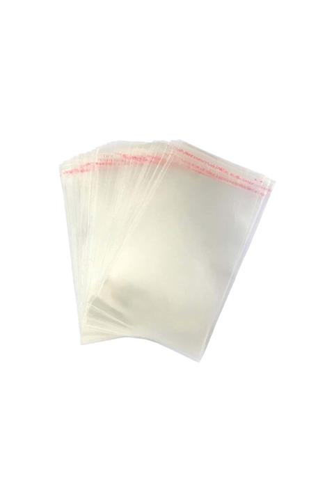 BESA Ambalaj Şeffaf Bantlı Jelatin 11 cm X 20 cm 100 Adet