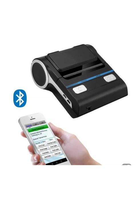 Milestone 80mm Bluetooth Taşınabilir Termal Fiş , Etiket Ve Barkod Yazıcı