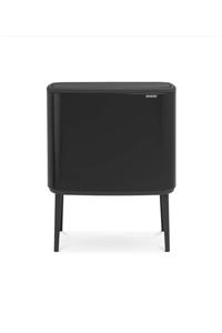 Brabantıa Brabantia Dokunmatik Çöp Kutusu Matt Black 11+23 Lt