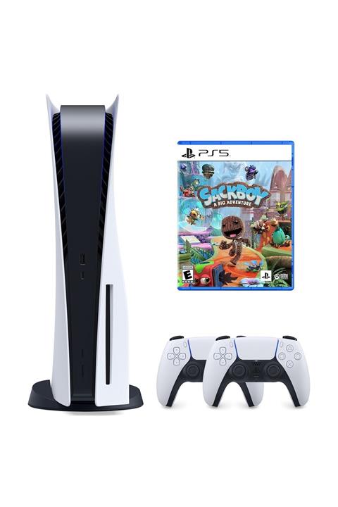Sony Playstation 5 825 GB + 2. PS5 DualSense + PS5 Sackboy A Big Adventure