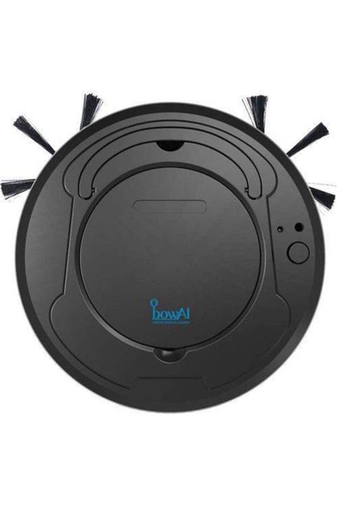 Bowai Robot Süpürge - 1800pa - Siyah Renk