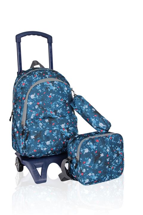 Cambridge Polo Club Çekçekli İlkokul Çanta Seti Plcan2079 T 312 V