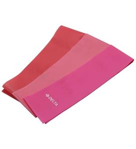 Delta 3 'lü Pilates Bandı 120 cm x 7,5 cm Egzersiz Direnç Lastiği