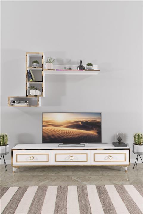 Ardeno Kardelen Tv Ünitesi Beyaz