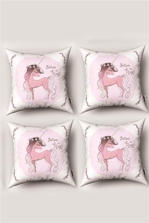 Tinybabyconcept Oyun Çadırı Konsept Çift Taraflı Baskı 4 Lü Kırlent Kılıfı Model No:091