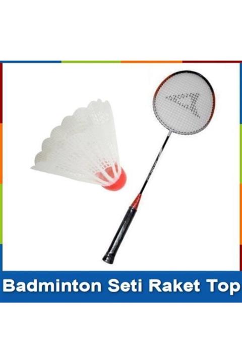 FırsatYeri Çocuklar Için Eğlenceli Badminton Eğitim Seti 2 Raket 1 Top