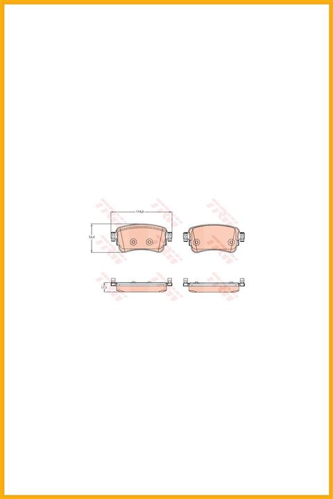 AAVDAN Arka Fren Balatası Cıtroen Jumper Spacetourer Expert Traveller Proace 1.6 2.0hdı 16 