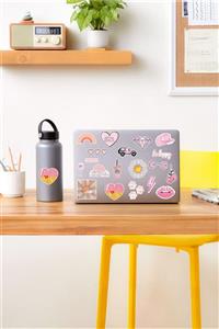 AR Sticker - Vsco Pink Laptop Notebook Tablet Sticker Set 5