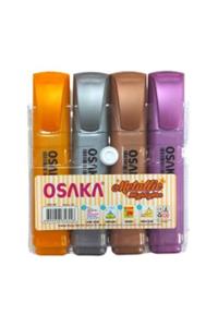 Osaka Metalik Fosforlu Kalem 4 Adet (PAKET) F.k