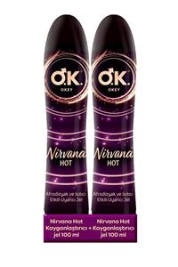 Okey Nirvana Hot Uyarıcı Jel 2'li Set 200 ml