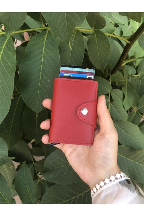 Modica Konk - Vegan Deri Mekanizmalı Akıllı Kartlık/cüzdan