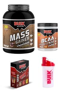 Bulk Nutrition Mass Gainer 3 Kg Çikolata - Bcaa 60 Servis Protein Tozu Hediyeli