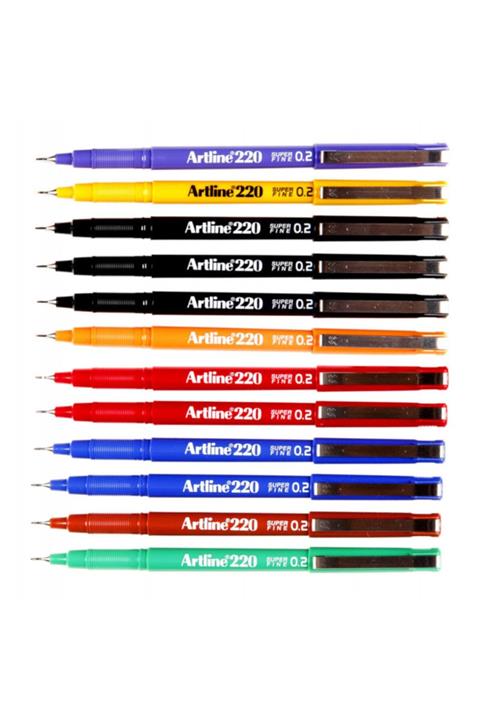 artline 220 N Çizim Kalemleri 0.2mm 7'li Set