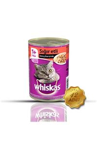 Whiskas Sığır Etli Biftekli Konserve Kedi Maması 400 Gr 12 Adet