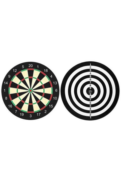 Hibrit Shop Çift Taraflı Dart Seti 28 Cm 4 Adet Ok Hediyeli