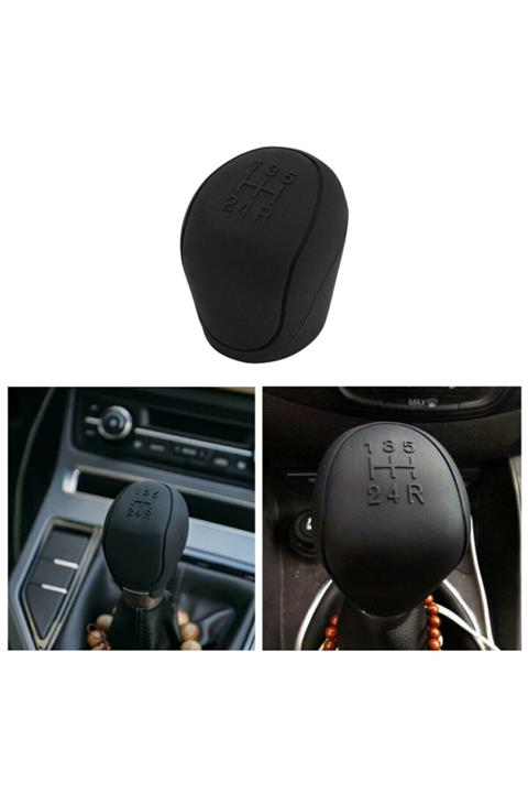 otodemir Universal Siyah Silikon Manuel Vites Topuzu Kılıfı Siyah Vites Topuzu Kılıf