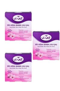 Vivet Vivet Sir Ağda Bandı Yüz Için Pudralı X 6 Adet Liposoluble Wax Strips For Face Powdered X 6 Pieces