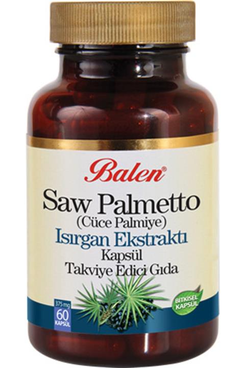 Balen Saw Palmetto Isırgan Ekstraktı Çinko 60 Kapsül  Cüce Palmiye