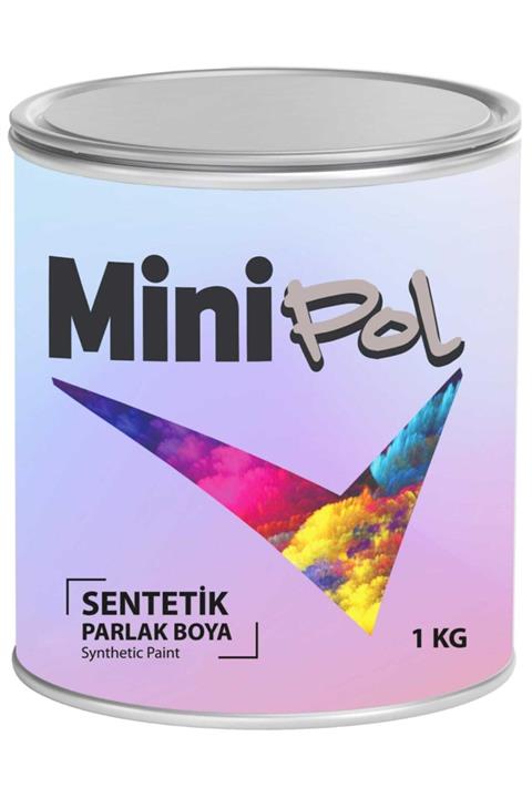 Minipol Parlak Sentetik Yağlı Ahşap, Metal Boyası (yeşil) 1 Kg