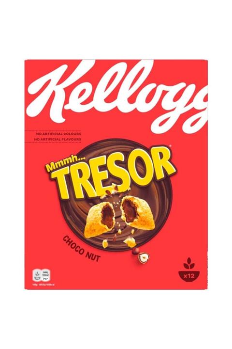 Kellogg's Tresor Çikolata Fındık Kremalı Mısır Gevreği 375gr