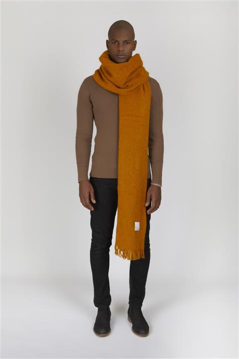 SNUG Hardal Sarı Unisex Fall Atkı