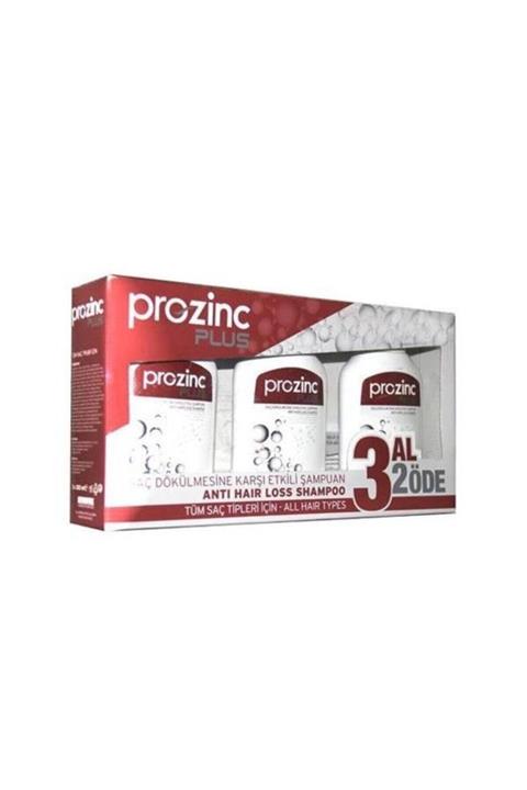 Prozinc Saç Dökülmesine Karşı Şampuan 3x300 ml